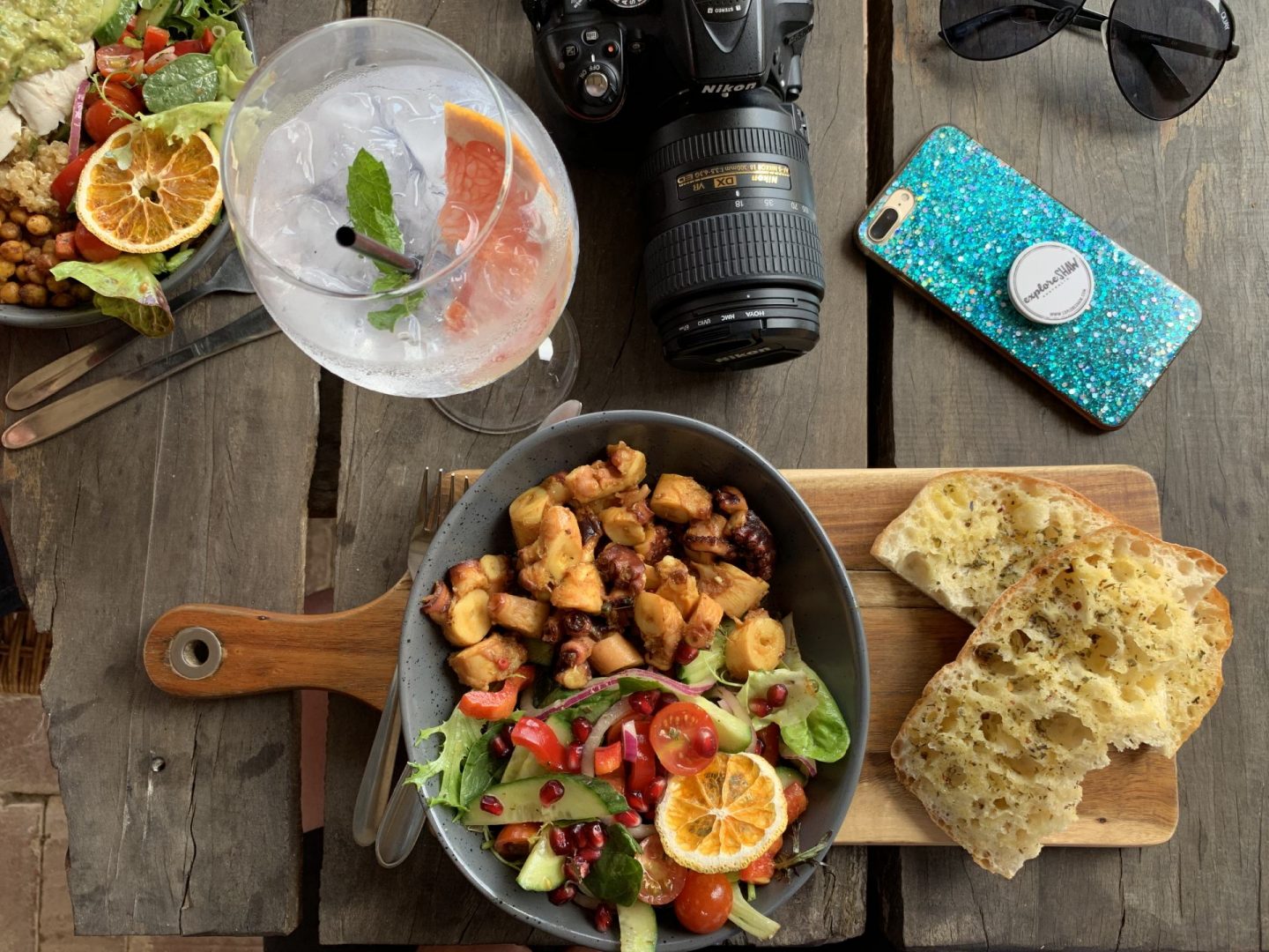 lunch at emu bay lavender farm