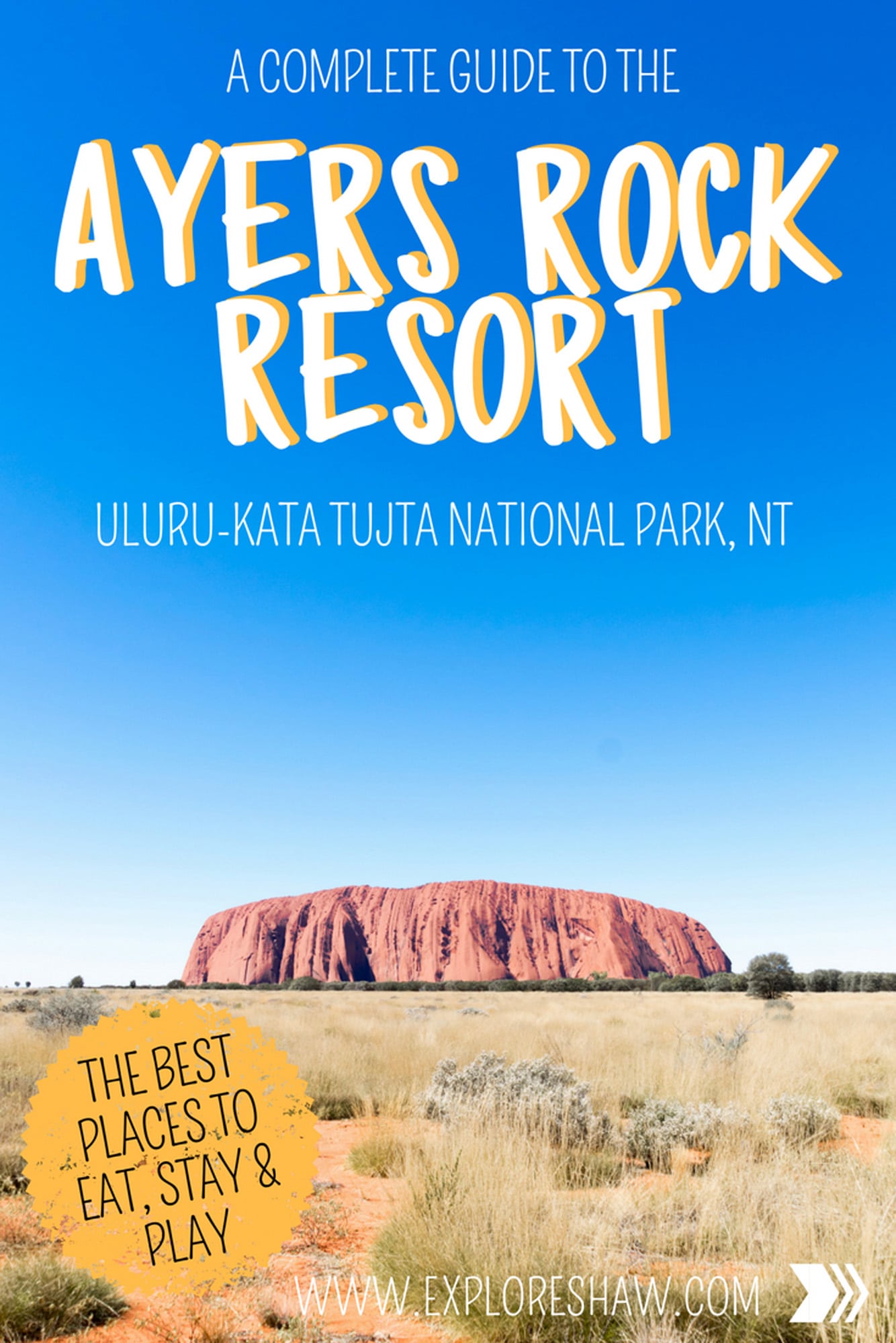 A Complete Guide To The Ayers Rock Resort
Ayers Rock Resort is essentially the outback town of Uluru. It is the only place to stay, eat or shop - although there are many different options within the resort.
#Uluru #AyersRock #Australia #NorthernTerritory #CentralAustralia