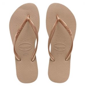 Havianas Slim Thongs in Rose Gold